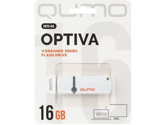 USB Флеш QUMO 16GB Optiva 02 White